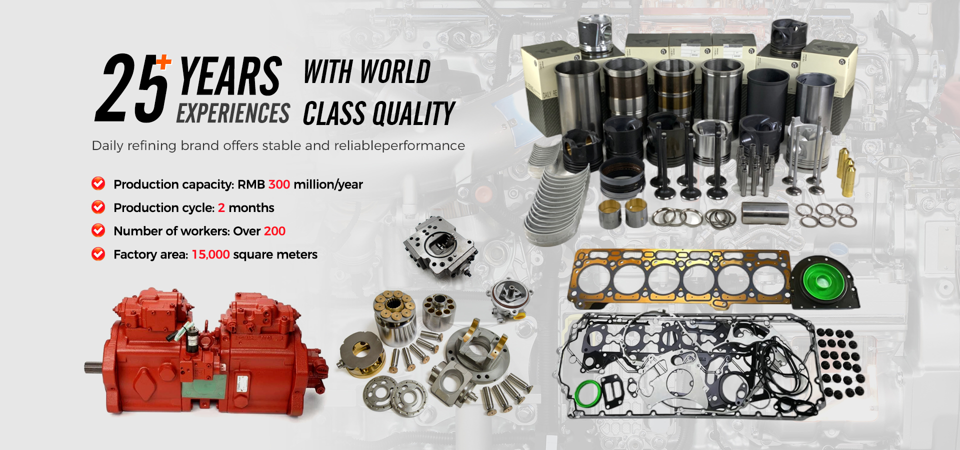 chất lượng Các bộ phận động cơ cho Caterpillar nhà máy